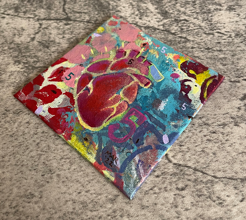 Heart Math painting