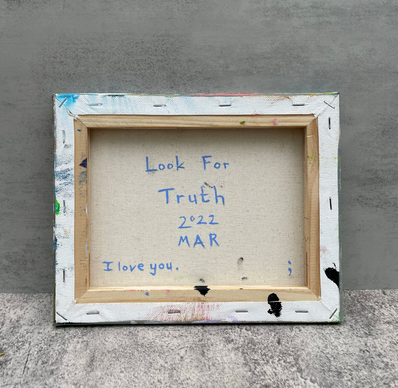 Look for Truth back side